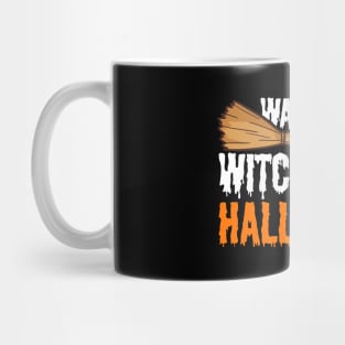 Waggin' & Witchin' Dog on Halloween Mug